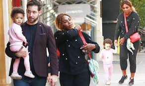 Serena williams has been married to her husband, alexis ohanian, since november 2017. Serena Williams In Rare Outing With Husband Alexis Ohanian And Daughter After Met Gala Celebrity News Showbiz Tv Express Co Uk