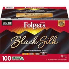 With folgers® coffee pods, there's no measuring and no need for separate filters. Folgers Black Silk Coffee K Cups Dark Roast 100 Ct Sam S Club