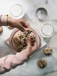 Bourbon Pecan Dark Chocolate Chips Cookies A Cozy Kitchen Darkchocolatechips Bourbon Pecan Dark Chocolate Chips Cookies