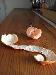 Peeling A Clementine In One Piece R Oddlysatisfying
