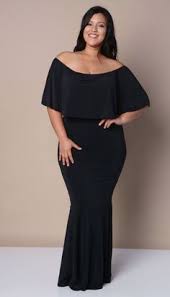 Maxi Mermaid Long Black Dress Off The Shoulder Plus Size 3x Plus Size Formal Dresses Plus Size Black Dresses Long Black Dress