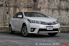 2014 toyota corolla petrol prices Review 2014 Toyota Corolla Altis 1 6 V Carguide Ph Philippine Car News Car Reviews Car Prices