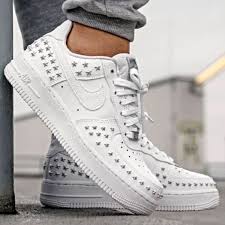Nike Star Studded Air Force 1 S In 2020 Casual Shoes Women Nike Air Girls Shoes