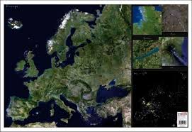 247 de tari are globul pamantesc : Mapa De Birou Europa Imagine Din Satelit Stiefel Roman