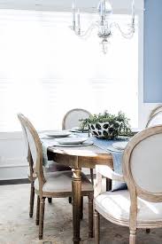 Check out our blue brown dining selection for the very best in unique or custom, handmade pieces from our shops. Blue Dining Room With White And Brown Round Back Dining Chairs Transitional Dining Room