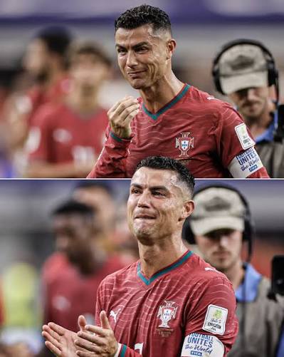 ESPN | Devastation for Cristiano Ronaldo  He was in tears after Portugal  were eliminated from a stoppage time goal in the 91st minute by Mikel... |  Instagram