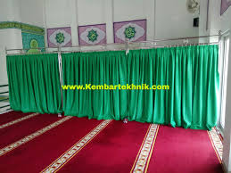 Tirai spesial import buat pembatas kamar ruangan. Jual Hijab Pembatas Ruangan Masjid Daftar Harga Berbagai Model Hijab Masjid Terbaru