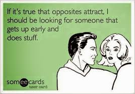 Men are like a deck of cards. Opposites Attract The Story Of A Happy Marriage Just A Little Red