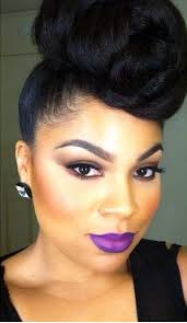 Updos for african american hair can range from simple and chic buns, to more elegant or eccentric styles. Makeup For Black Women Natural Hair Styles Hair Styles Hair Inspiration
