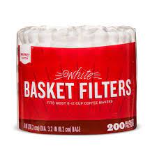 Generally, they are not as white as bleached filters, however, because of due to its lack of processing, this can give a papery. White Coffee Filters 200ct Market Pantry Target