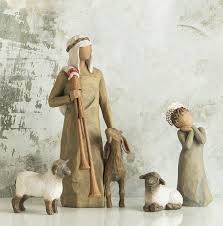 Willow Tree Hand Painted Sculpted Figure Zampognaro Shepherd With Bagpipe Willow Tree Nativity Willow Tree Nativity Set Willow Tree