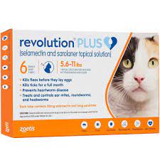 Revolution Plus Orange For Cats 5 6 To 11 Lb 6 Month On Sale Entirelypets Rx