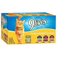 9lives Poultry And Beef Variety Pack Dry Cat Food Cat Food Canned Cat Food
