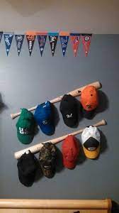 Baseball Hat Rack Baseball Bedroom Diy Hat Rack Baseball Room