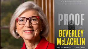 Beverley McLachlin writes crime thrillers shaped by her past life as a  high-powered Canadian jurist