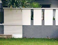 Pagar besi geser dengan motif khas. 31 Desain Model Pagar Tembok Minimalis Modern Elegan Ideas House Design Compound Wall Design Fence Design