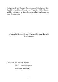 Muster für arbeitsverträge und erläuterungen. Gutachten Fur Die Enquete Kommission Landtag Brandenburg