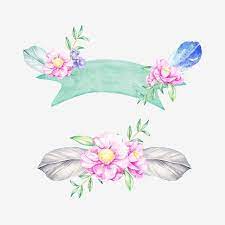Beautiful Floral Banners Png Banner Flower Png And Vector With Transparent Background For Free Download Floral Banners Graphic Design Background Templates Floral
