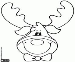 Dibujos Navideños Para Colorear Reno