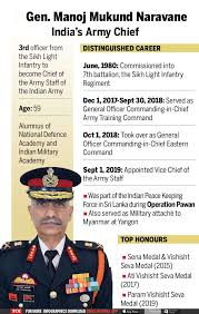 Following the sudden death on friday of ibrahim attahiru, who was the chief of army staff, president muhammadu buhari has appointed major general farouk yahaya as the new chief of army staff. Manoj Mukund Naravane General Manoj Mukund Naravane Takes Charge As India S 28th Army Chief India News Times Of India