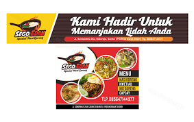 Desain Banner Sego Edan Oceano Design Desain Banner Spanduk Desain