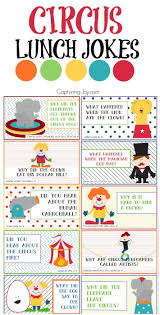 Circus Lunch Box Jokes Capturing Joy With Kristen Duke Lunchbox Jokes Jokes For Kids Kids Lunchbox