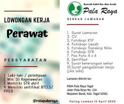 Cari loker menyediakan info lowongan kerja terbaru. Lowongan Kerja Rumah Sakit Ibu Dan Anak Pala Raya Tegal April 2020