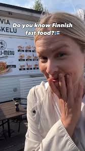 Would you try this food in Finland?😋 Let me know in the comments!⬇️,   Because fast food chains arrived late to Finland (and are still mostly in  the big cities), guess what we have in the countryside ...