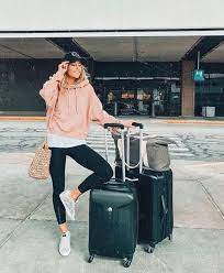 44 Classic And Casual Airport Outfit Ideas Addicfashion Ropa De Aeropuerto Moda De Ropa Ropa De Moda