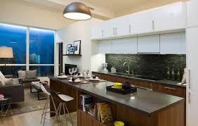 مطابخ صغيرة مفتوحة على غرفة الجلوس موقع يا لالة Living Room And Kitchen Design Living Room Designs Room