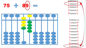 Operasi hitung pecahan biasa pembagian susun tingkat awal gurukatro. Belajar Sempoa Part 5 Penjumlahan Dengan Kombinasi Gabungan 5 Dan 10 Teman Kecil Dan Teman Besar Youtube