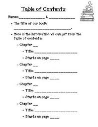 Non Fiction Text Features Table Of Contents Worksheet Nonfiction Texts Fiction Text Text Features