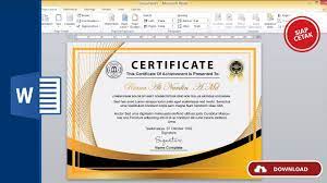 They can be easily customized according to… Sertifikat Doc Template Desain Sertifikat Dengan Word Templatekita Com