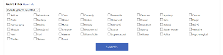 Add Genre Filters To Anime Manga Lists Forums Myanimelist Net