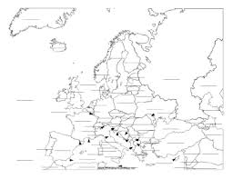 Europe Fill In Map Map Europe Map Printable Maps