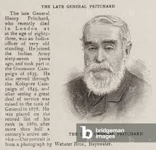 Image of The Late General Pritchard (engraving) by English School, (19th  century)