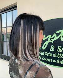 Mechon Blanco Blackandwhite Crystal Hair Designs Spa Facebook
