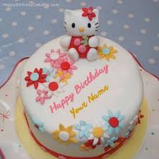 Birthday Cake With Name Edit And Photo Hello Kitty Birthday Cake With Name Download Hello Kitty Birthday Cake Pic With Name Edit And Online Cake Hello Kitty Birthday Cake Cat Cake Hello Kitty Cake