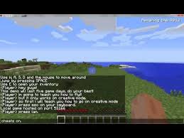 How To Fly And Be On Creative Mode Minecraft Demo Youtube In 2020 Minecraft Cheats Minecraft Minecraft Videos