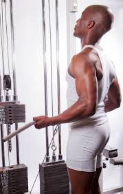 Bicep Cable Curls Wide Underhand Grip Bodbot