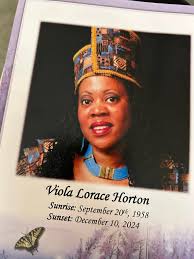 Saying goodbye to Viola Horton! Giving you so much love Steve Horton and  family.