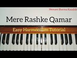 Mere Rashke Qamar Harmonium Sargam Piano Notes In Hindi Mere Rashke Qamar Baadshaho Rahat Fateh Ali Khan Notations Song Notes Notes Tutorial