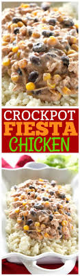 Return shredded chicken to the pot and add broccoli florets, corn kernels, chopped celery, and chopped onion. Crockpot Fiesta Chicken Recipe The Girl Who Ate Everything