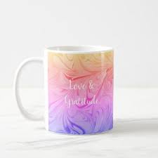 Love Gratitude Colorful Ebru Art Personalize D 1 Coffee Mug Zazzle Com Ebru Art Mugs Turkish Art