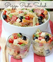 Pizza Pasta Salad Picnic Foods Picnic Food Pizza Pasta Salads