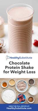 If you prefer unsweetened cocoa to chocolate protein powder, it helps to add a bit of nut butter to up the protein content. Double Chocolate Protein Shake For Weight Loss Healthy Substitute