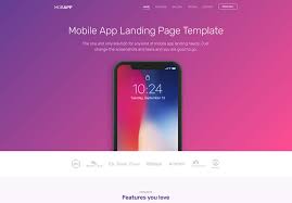 Free Modern Mobile App Page Html Template Mobile Apps Are All The Rage Right Now And They Have Become Second Nature To Mobile App Html Templates Modern Mobile