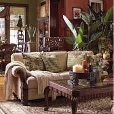 Tommy Bahama Home Tommy Bahama Home Benoa Harbour Loose Back Sofa British Colonial Decor Tropical Home Decor Living Room Sets