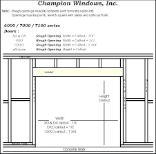 Window And Door Header Size Chart Compreendo Co