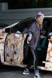 Shop target for jojo siwa. Jojo Siwa With Her Tricked Out Tesla X In Los Angeles 10 16 2019 Celebmafia